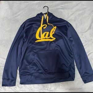 Mens Cal California Berkeley Navy Blue Hoodie Size Large L